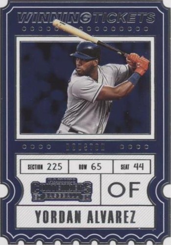 2020 Panini Contenders - Yordan Alvarez #WT-3