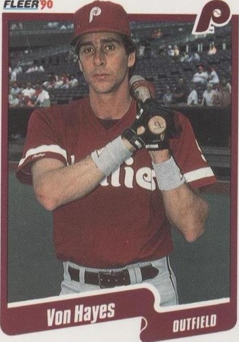 1990 Fleer - Von Hayes #559