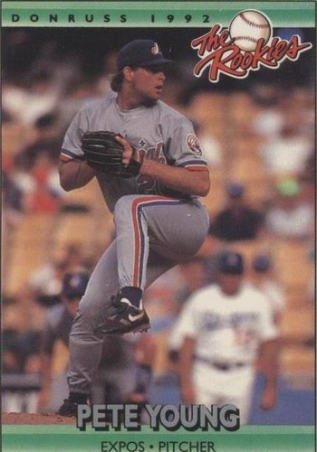 1992 Donruss The Rookies - Pete Young #130