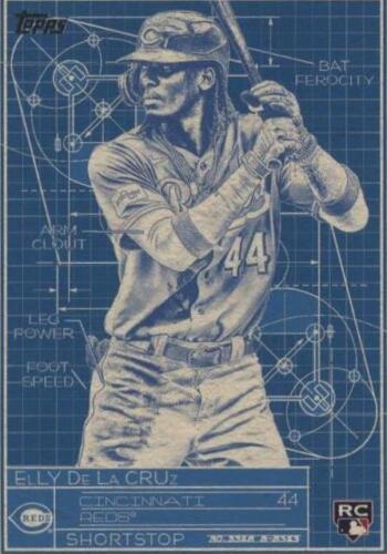 2024 Topps Series 1 Elly De La Cruz Blueprint Black RC SB-15