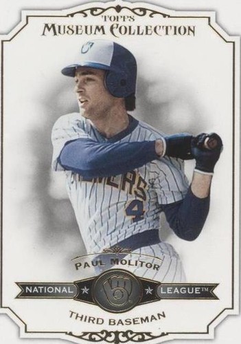 2025 Topps Museum Collection Paul Molitor Triple Relic Auto /75 