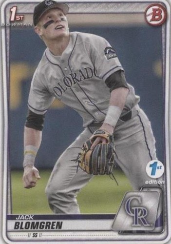 2020 Bowman Draft 1st Edition - Jack Blomgren #BD-162