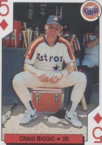 1992 Bicycle Major League All-Stars - Craig Biggio #5D