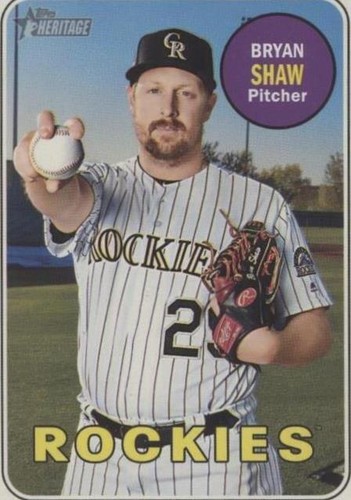 2018 Topps Heritage High Number - Bryan Shaw #571