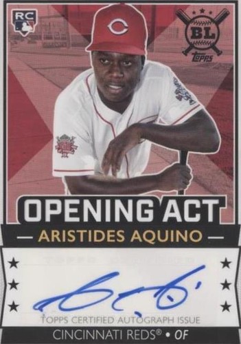 Aristides Aquino Topps Inception 直筆サイン Aristides Aquino 2020 Topps Big League Star Caricature