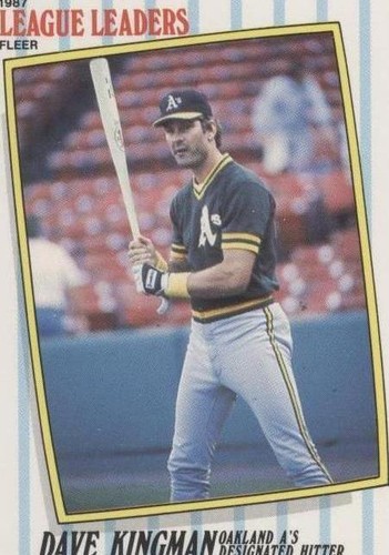 1987 Fleer Major League Leaders - Dave Kingman #27