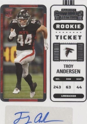 2022 Panini Contenders Troy Andersen #175