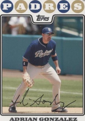 2008 Topps - Adrian Gonzalez #475