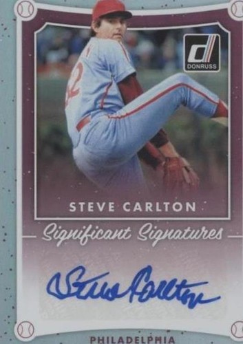 2017 Panini Donruss - Steve Carlton #SIG-SC