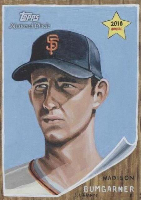 Topps National Chicle 2010 - Madison Bumgarner #313