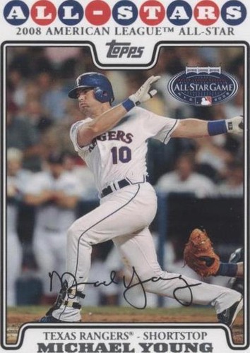 2008 Topps Updates & Highlights - Michael Young #UH197