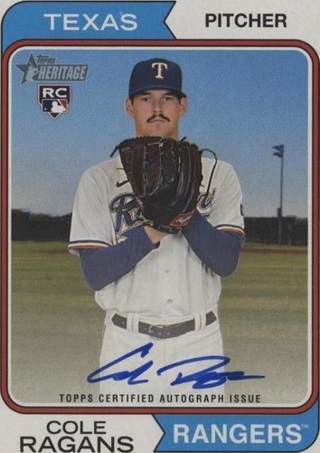 2023 Topps Heritage High Number - Cole Ragans #ROA-CR