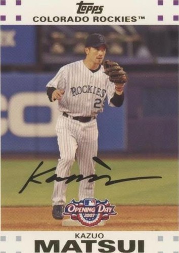2007 Topps Opening Day - Kazuo Matsui #59