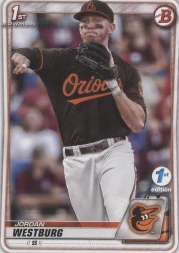 JORDAN WALKER 2020 BOWMAN DRAFT 1ST EDITION SKY BLUE FOIL #BD-57