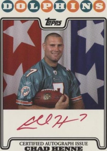 2008 Topps Chad Henne #RPA-CH