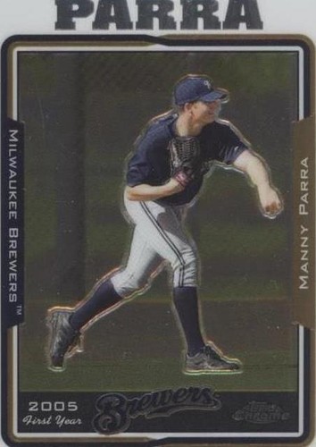 2005 Topps Chrome Update & Highlights - Manny Parra #UH188