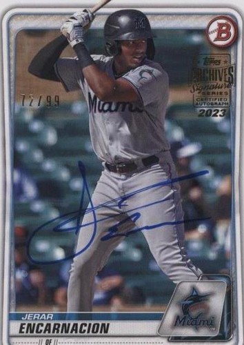2023 Topps Archives Signature Series - Jerar Encarnacion #20BD-BD-185