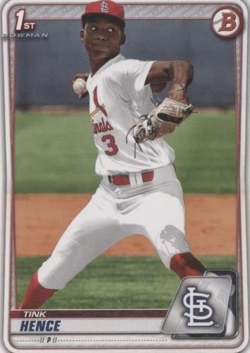 2020 Bowman Draft - Tink Hence #BD-86