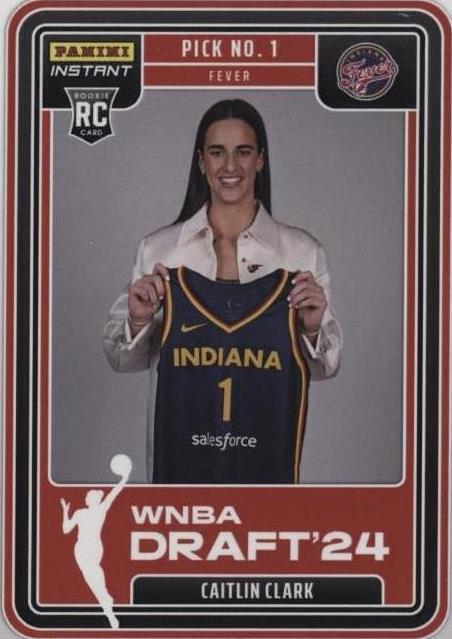2024-25 Panini Instant WNBA Draft Night Caitlin Clark #DN-1 RC /45316