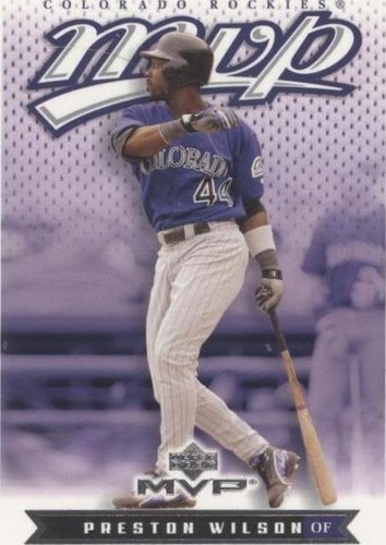 Preston Wilson Colorado Rockies 2003 Upper Deck Patch Collection