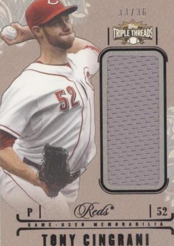 2014 Topps Triple Threads - Tony Cingrani #UJR-TC1