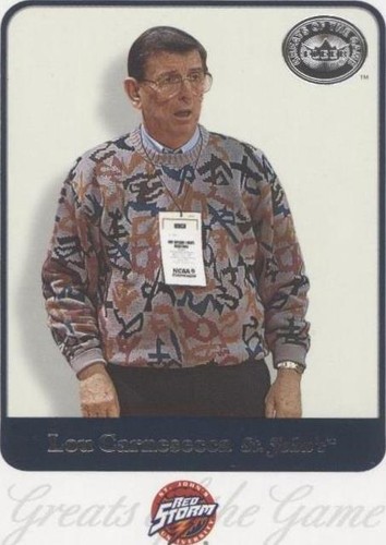2001 Fleer Greats of the Game - Lou Carnesecca #53