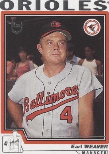 2004 Topps Retired Signature Edition - Earl Weaver #34