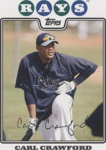 2008 Topps - Carl Crawford #345