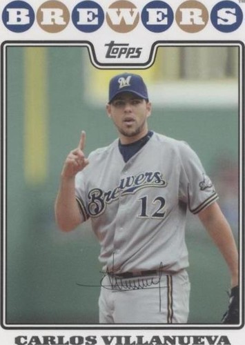 2008 Topps Updates & Highlights - Carlos Villanueva #UH38