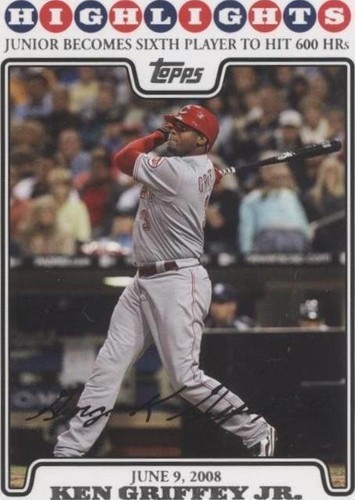 2008 Topps Updates & Highlights - Ken Griffey Jr #UH119