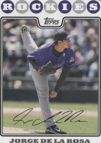 2008 Topps Updates & Highlights - Jorge De La Rosa #UH132