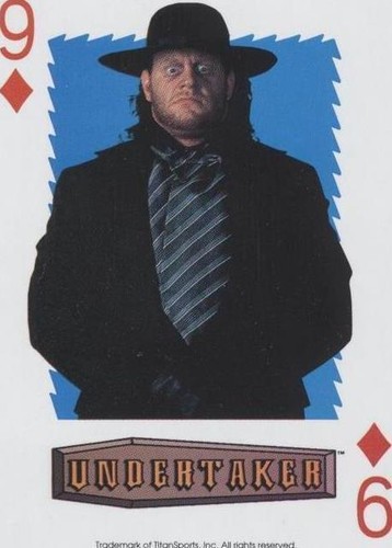 1991 U.S. Playing Card WWF - Undertaker #9D