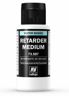 Vallejo 73.597 Retarder Medium Waterbased 60ml Bottle