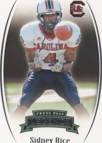 2007 Press Pass Legends Sidney Rice #53