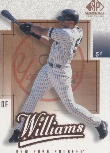 2001 SP Game Bat Edition - Bernie Williams #39
