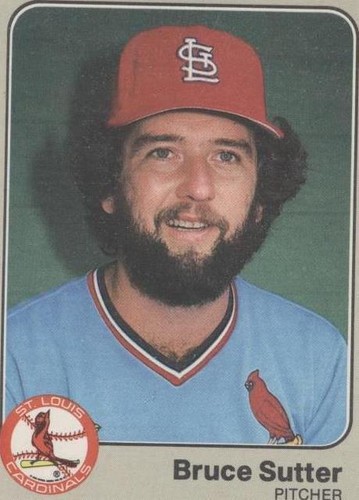 1983 Fleer - Bruce Sutter #24