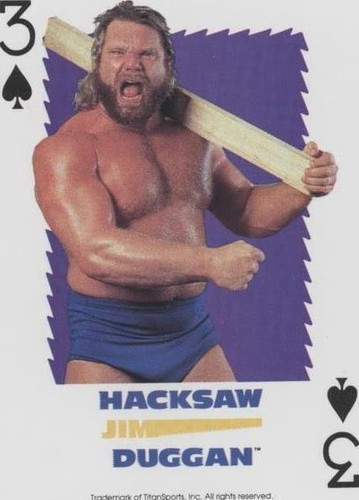 1991 U.S. Playing Card WWF - Jim Duggan #3S