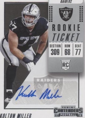 2018 Panini Contenders Kolton Miller #237