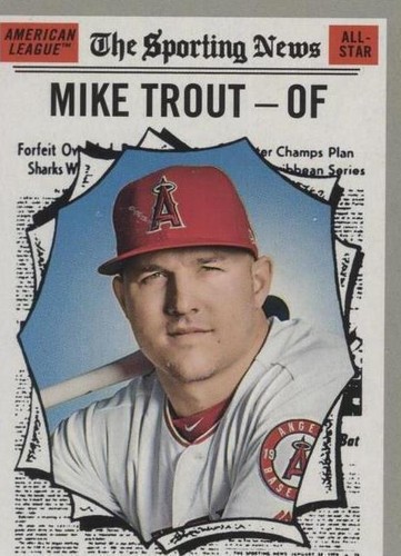 2019 Topps Heritage - Mike Trout #357