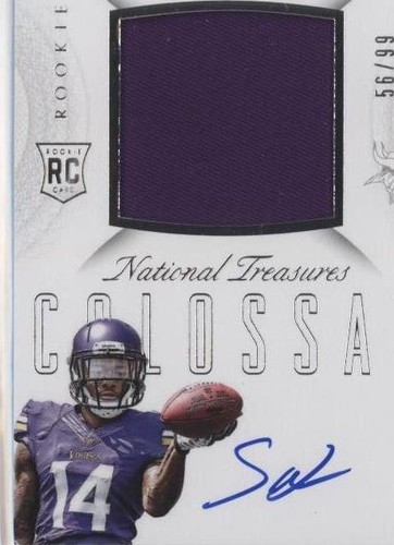 2015 Panini National Treasures Stefon Diggs #RCO-SD
