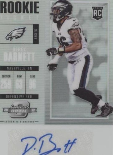 2017 Panini Contenders Optic Derek Barnett #160