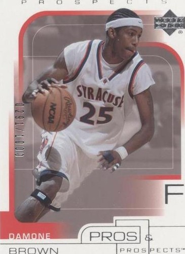 2001-02 Upper Deck Pros & Prospects - Damone Brown #96