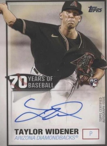 2021 Topps - Taylor Widener #70YA-TW