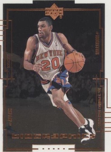 1999-00 Upper Deck - Allan Houston #B30