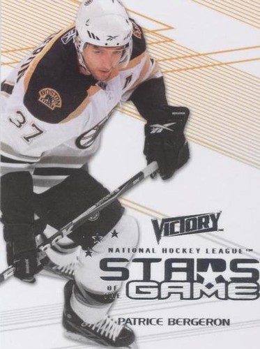 2010-11 Upper Deck Victory - Patrice Bergeron #SOG-PB