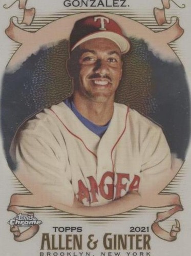 2021 Topps Allen & Ginter Chrome - Juan González #162