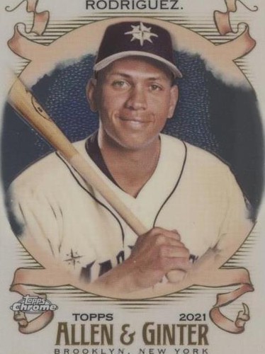 2021 Topps Allen & Ginter Chrome - Alex Rodriguez #18