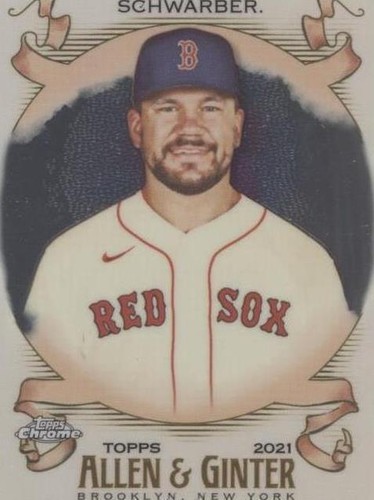 2021 Topps Allen & Ginter Chrome - Kyle Schwarber #282