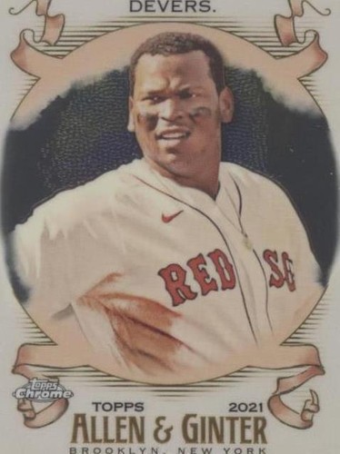 2021 Topps Allen & Ginter Chrome - Rafael Devers #253