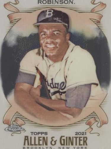 2021 Topps Allen & Ginter Chrome - Jackie Robinson #36